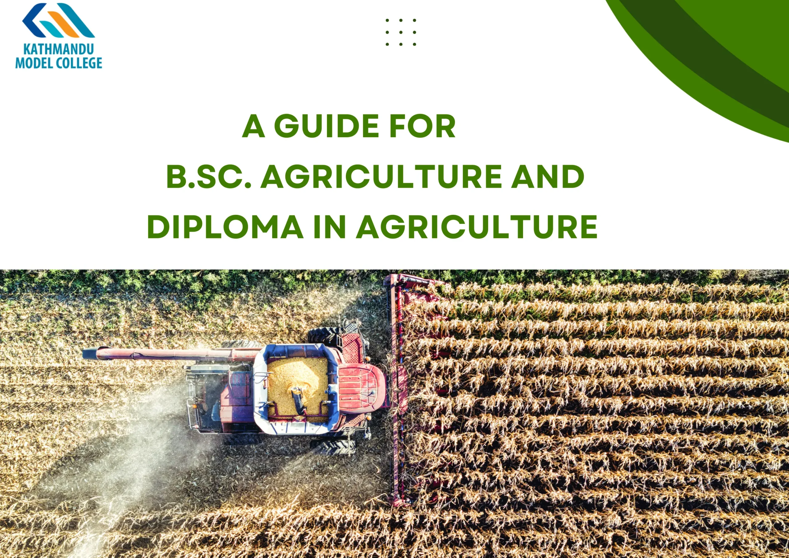 a guide for bsc agriculture and diploma in agriculture